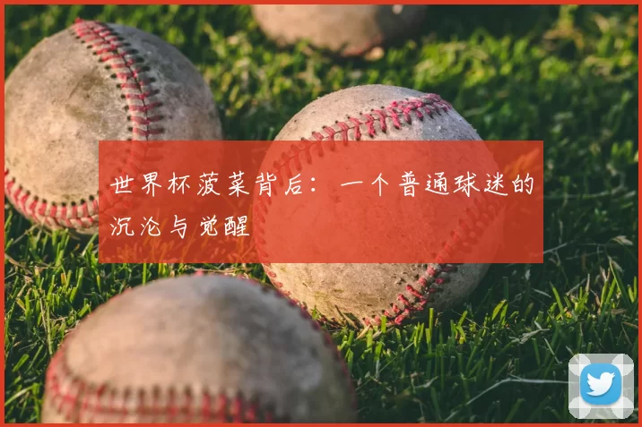 世界杯菠菜背后:一个普通球迷的沉沦与觉醒